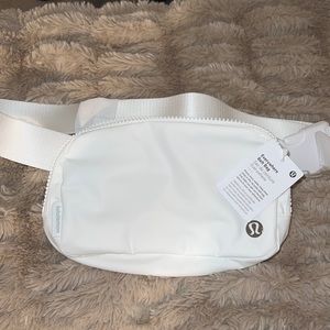 White Lululemon everywhere belt bag